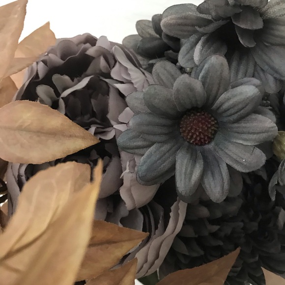 Hand Crafted Fall Custom 2 Swags Leaves & Pomegranate Custom Order In Progress - Picture 5 of 7